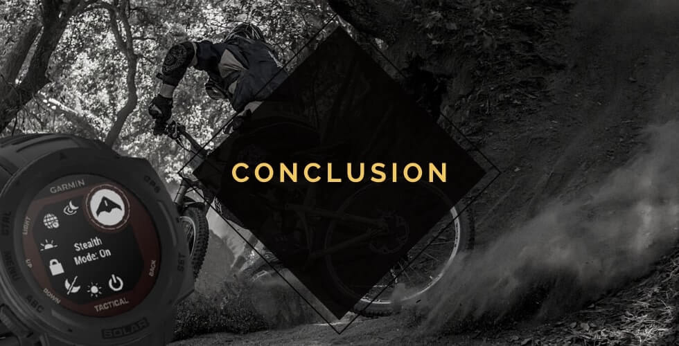 Garmin mountain bike watch: conclusion