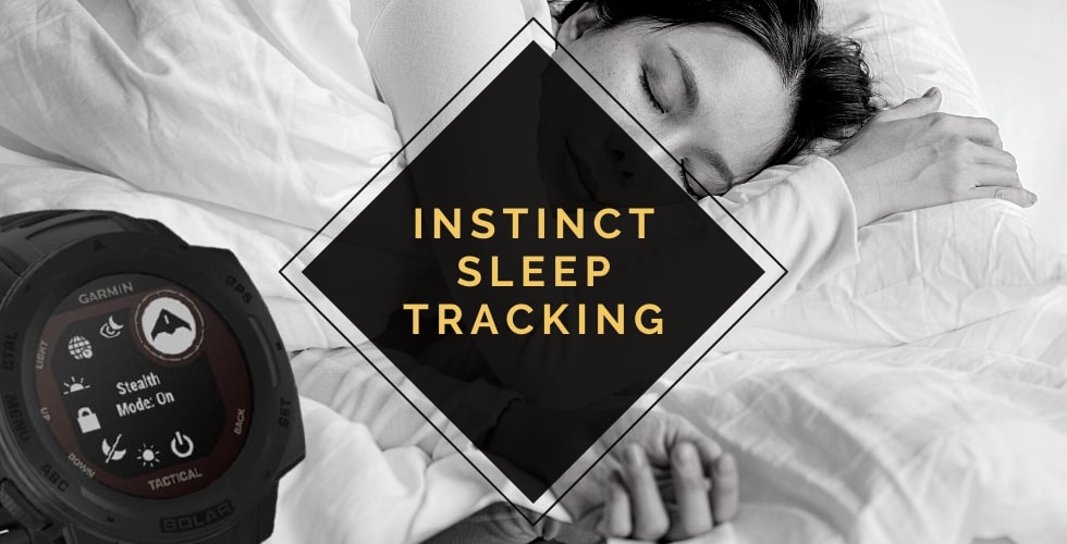 Does Garmin Instinct track sleep?